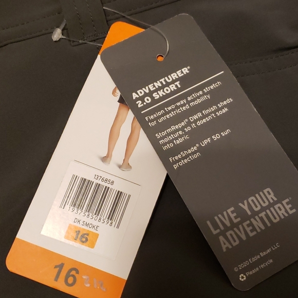 Eddie Bauer Adventurer 2.0 Horizon Travex Skort - Picture 3 of 3